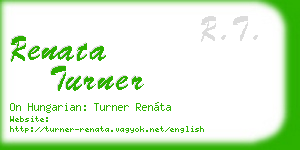 renata turner business card